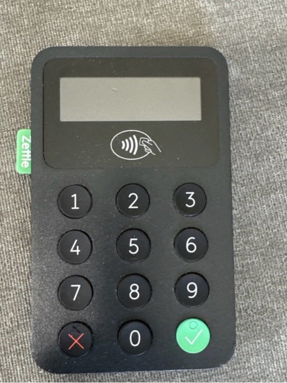 Contactless Card Reader — Black PayPal zettle